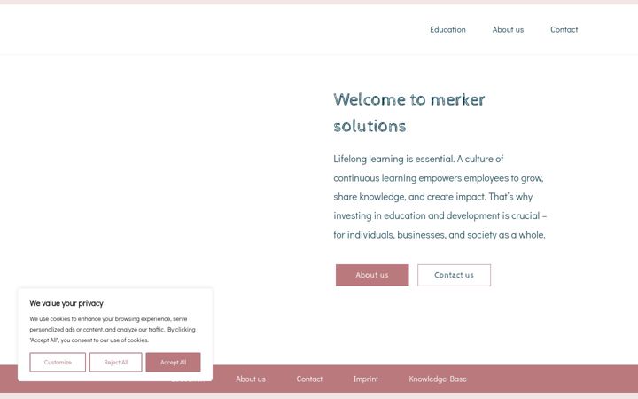 Screenshot of merker-solutions.com