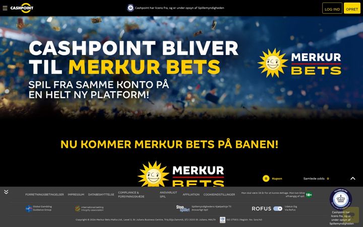 Screenshot ta' merkurbets.de
