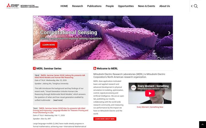Screenshot of merl.com