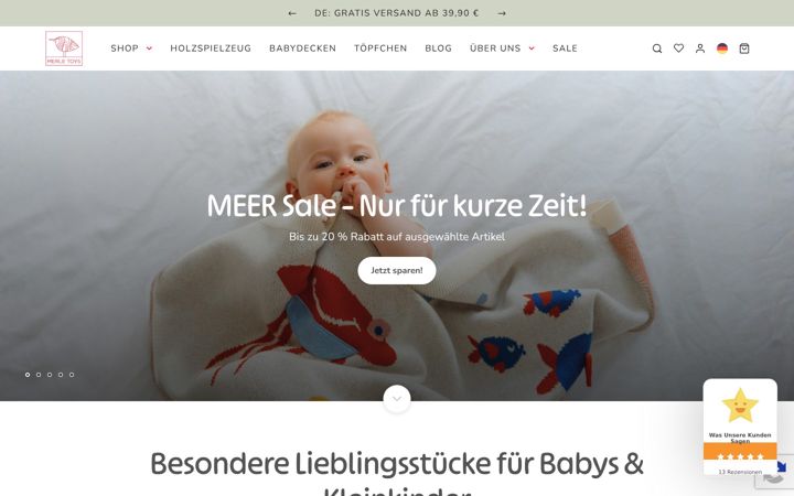 Screenshot of merletoys.com