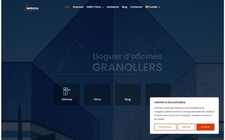 Screenshot of merosagrup.com