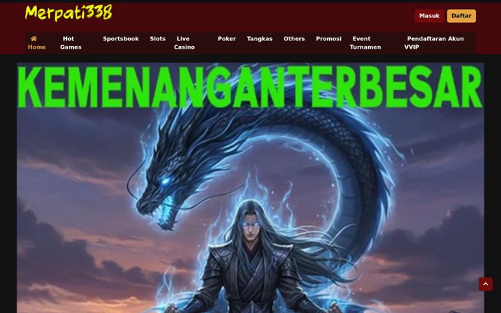 Screenshot of merpati338.com