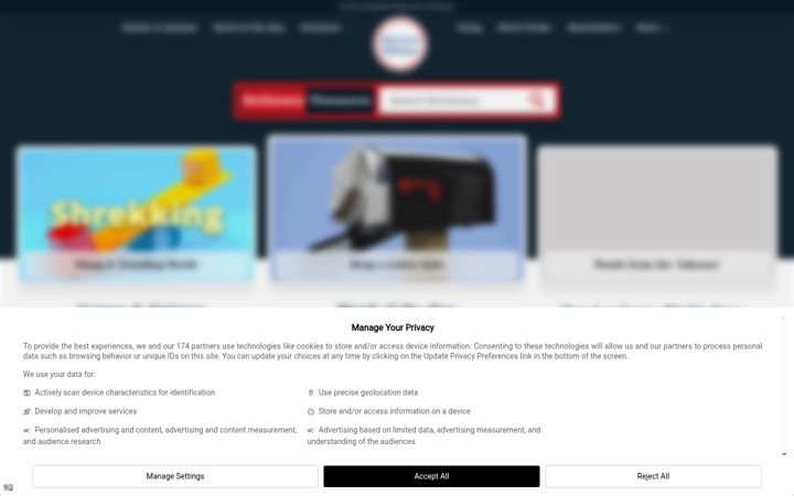 Zrzut ekranu merriam-webster.com