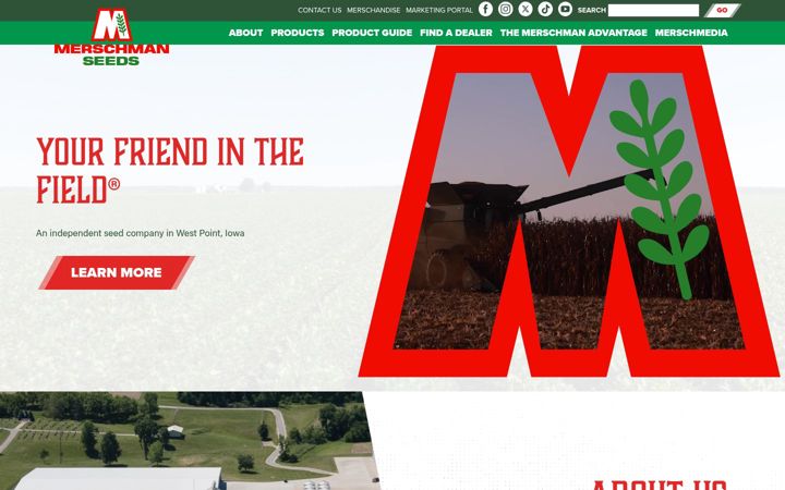 Screenshot of merschmanseeds.com