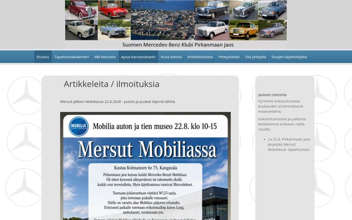 Screenshot of mersutampere.com
