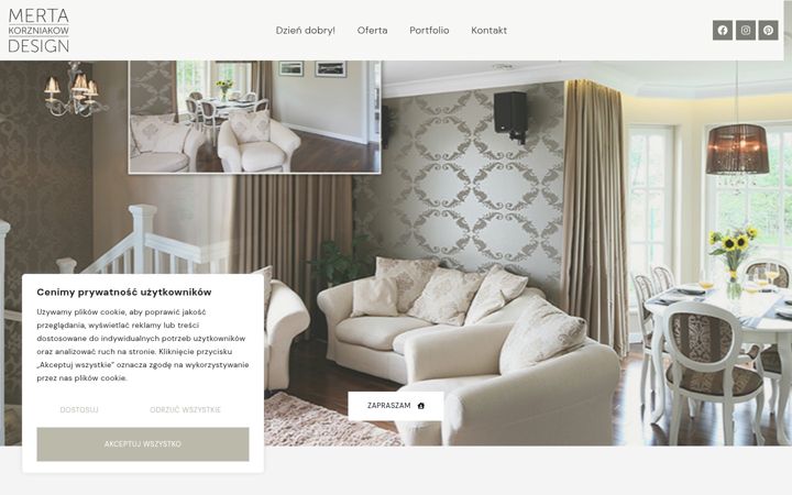 Screenshot of merta-korzniakow.com