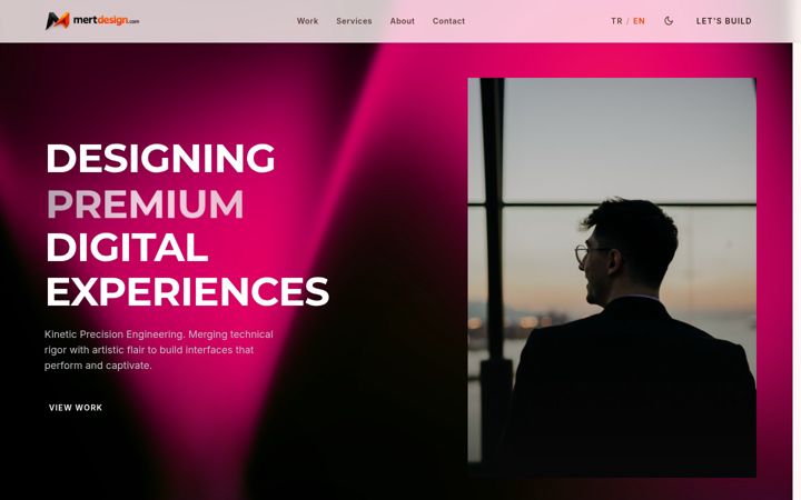 Screenshot of mertdesign.com