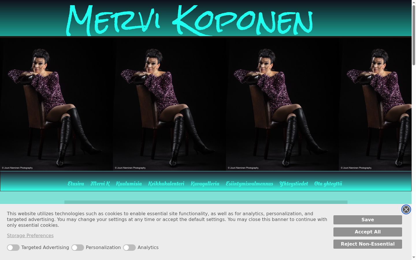Screenshot des Einwilligungsbanners vor jeglicher Interaktion