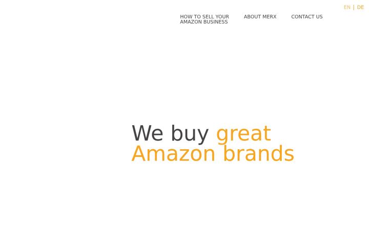 Screenshot of merx-brands.com