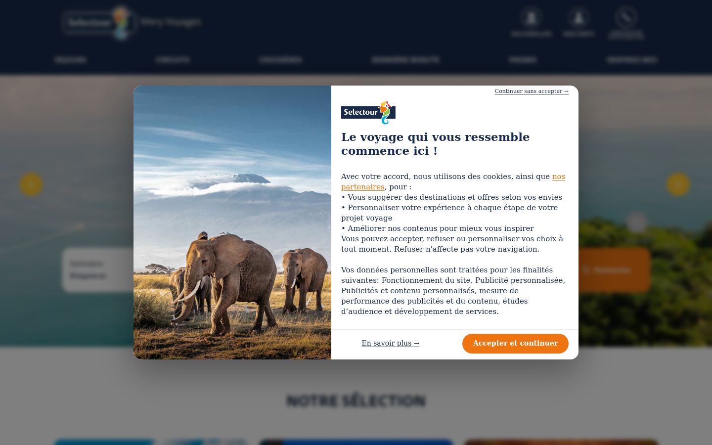 Captură de ecran a bannerului de consimțământ afișat înainte de orice interacțiune
