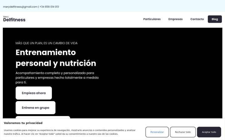 Screenshot of merydelfitness.com