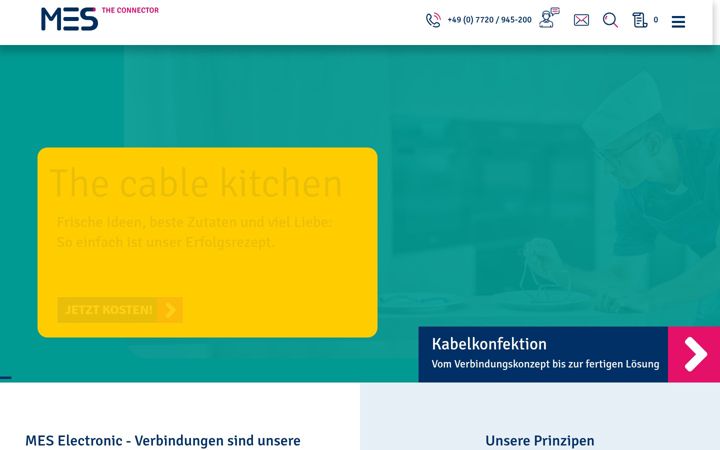 Screenshot of mes-electronic.de