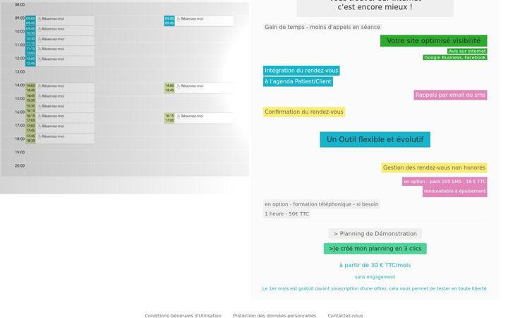 Screenshot of mes-rendezvous.com