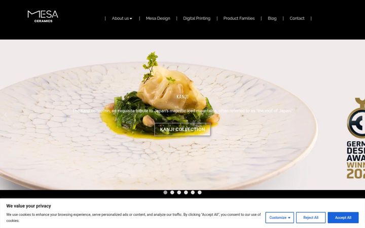 Screenshot of mesaceramicshotel.com
