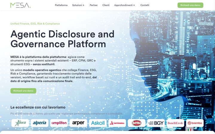Screenshot of mesacloud.tech