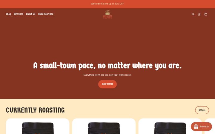 Screenshot of mescalitocoffee.com