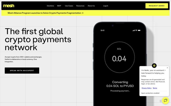 Screenshot of meshconnect.com