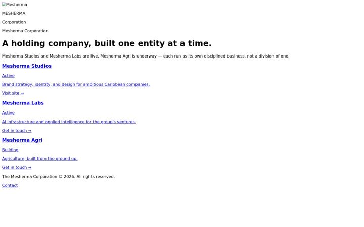 Screenshot of mesherma.com