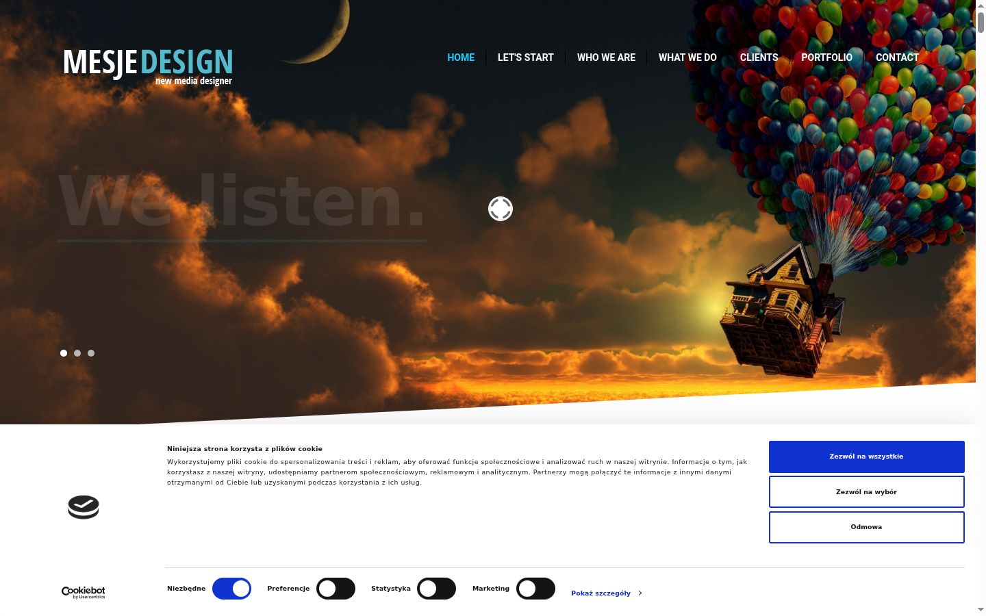 Screenshot tal-banner tal-kunsens muri qabel kwalunkwe interazzjoni