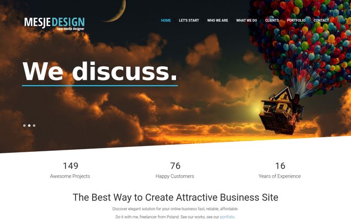 Screenshot of mesje.com