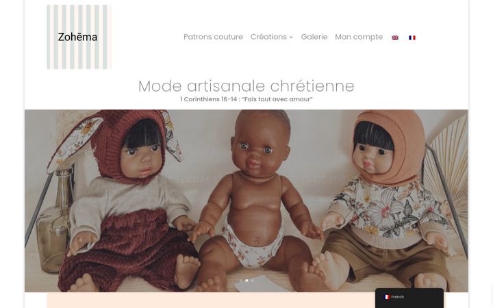 Screenshot of mesjoliesplumes.com