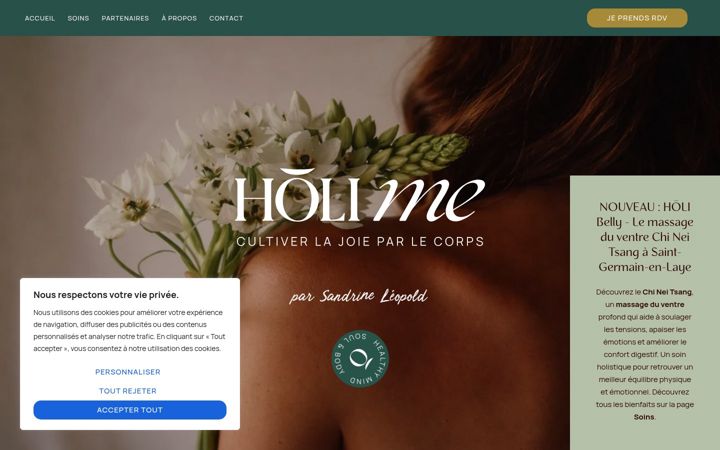 Screenshot of mesmassagesdumonde.com