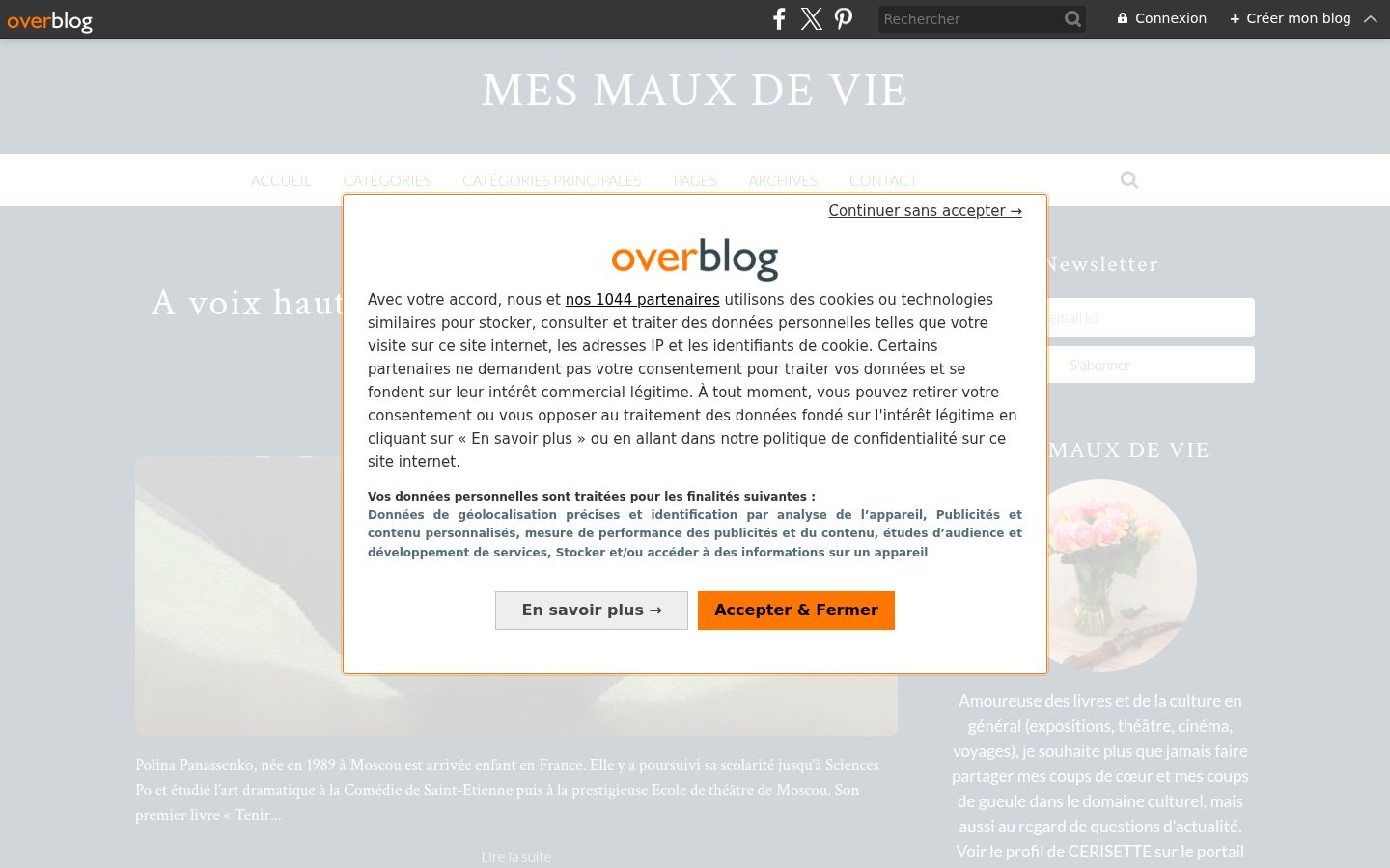 Screenshot tal-banner tal-kunsens muri qabel kwalunkwe interazzjoni