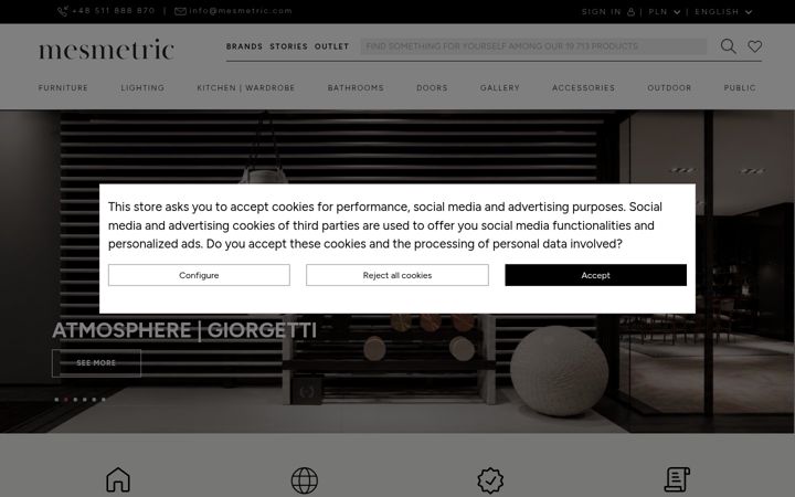 Screenshot of mesmetric.com