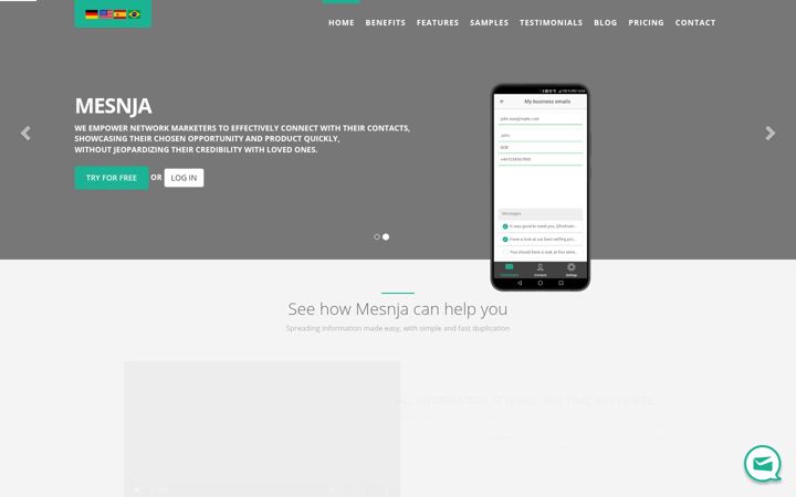 Screenshot of mesnja.com