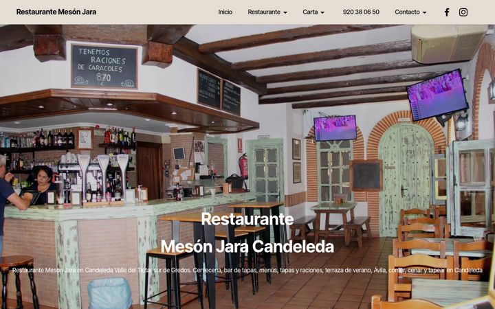 Screenshot of mesonjara.com
