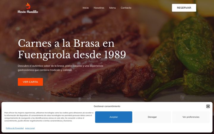 Screenshot of mesonmundillo.com