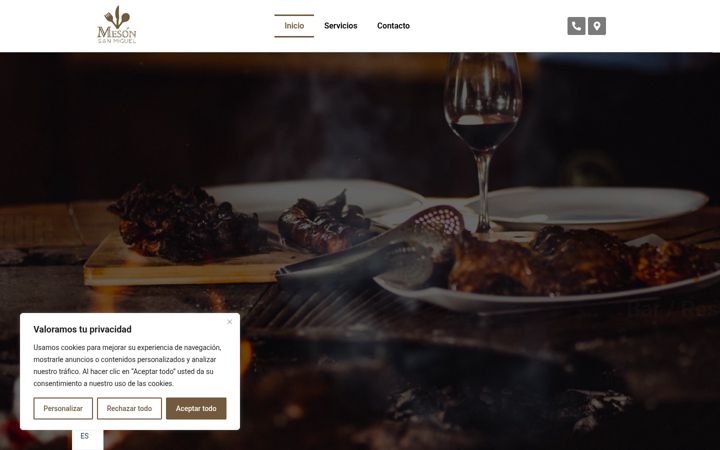 Screenshot of mesonsanmiguel.com