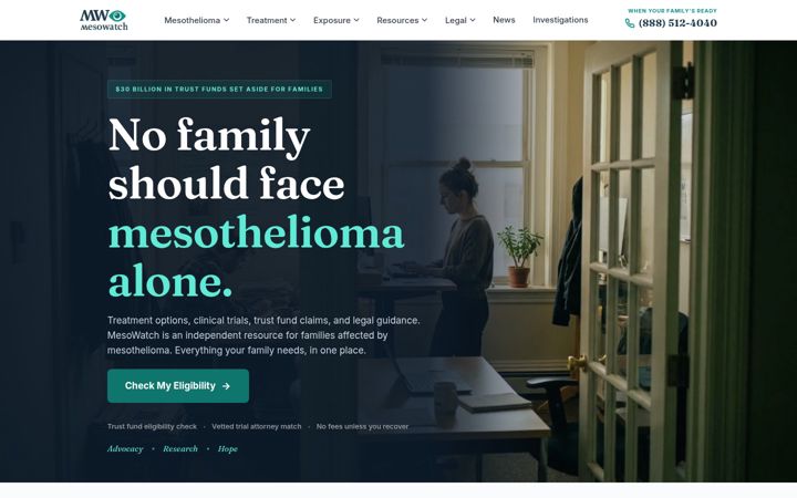 Screenshot of mesowatch.com