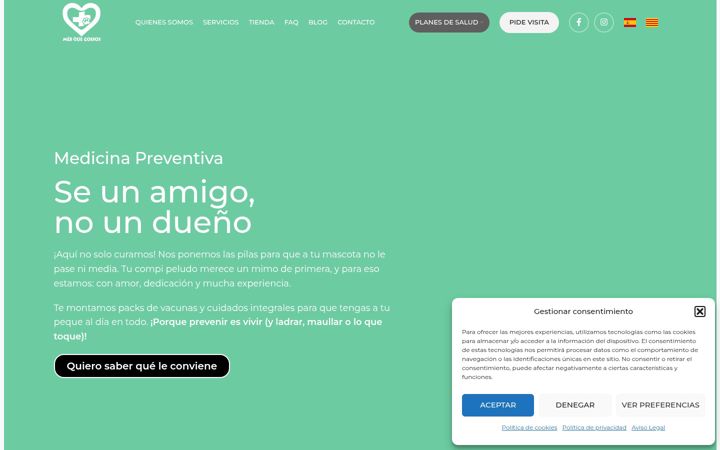 Screenshot of mesquegossos.com