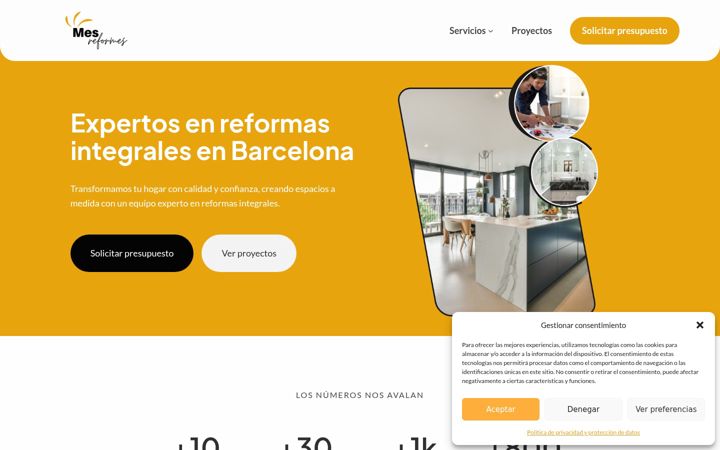 Screenshot of mesreformes.com