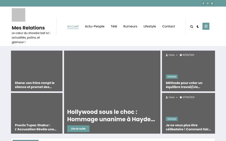 Screenshot of mesrelations.com