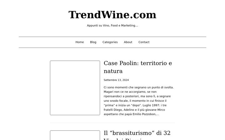 Screenshot of messaggidivini.com