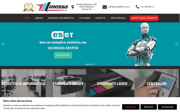 Screenshot of messaufficio.com