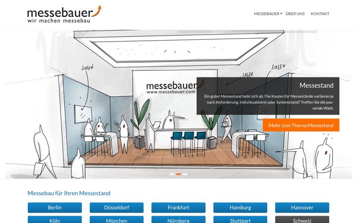 Screenshot of messebauer.com