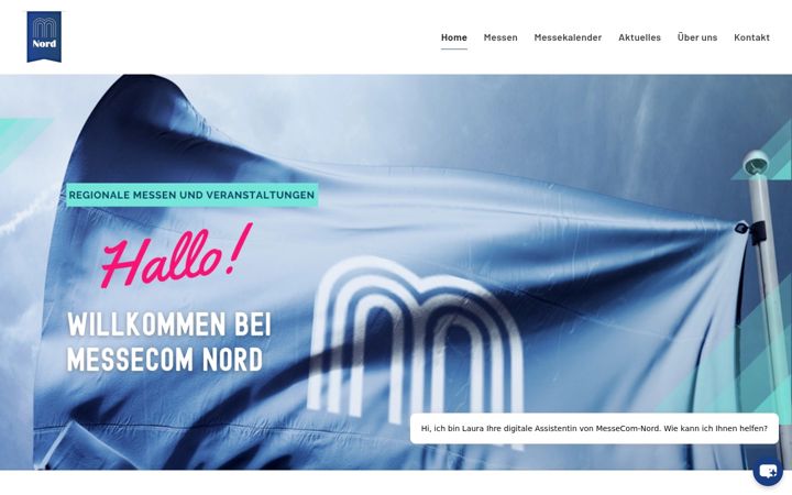 Screenshot του messecom-nord.de
