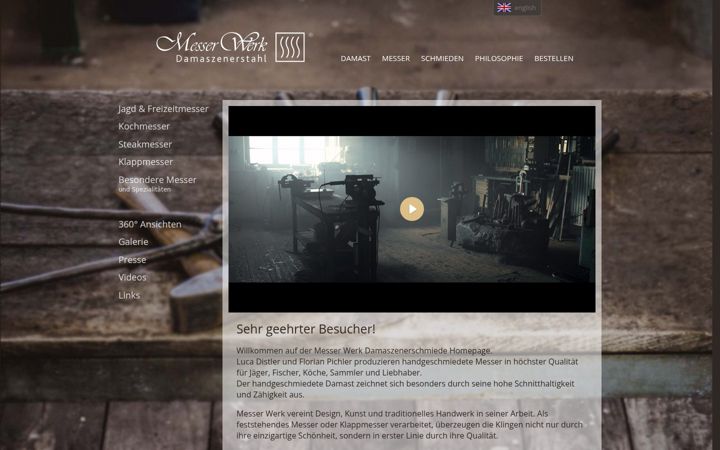 Screenshot of messer-werk.com
