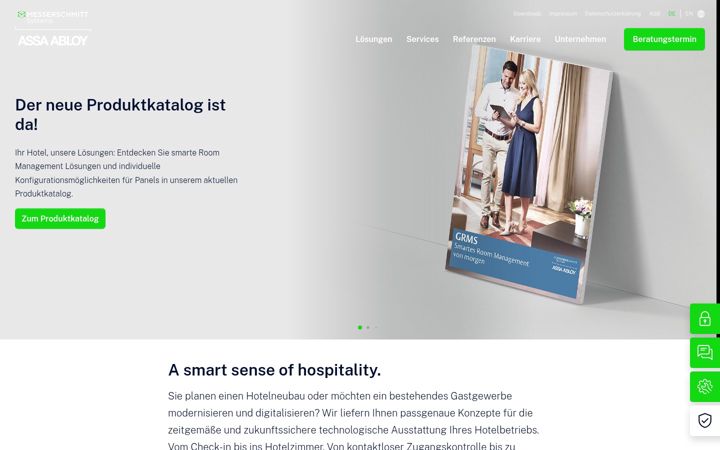 Screenshot of messerschmitt.com