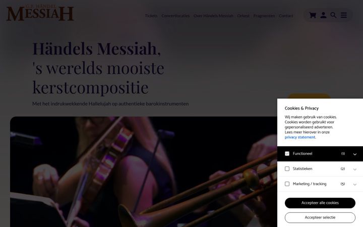 Screenshot of messiahhandel.nl