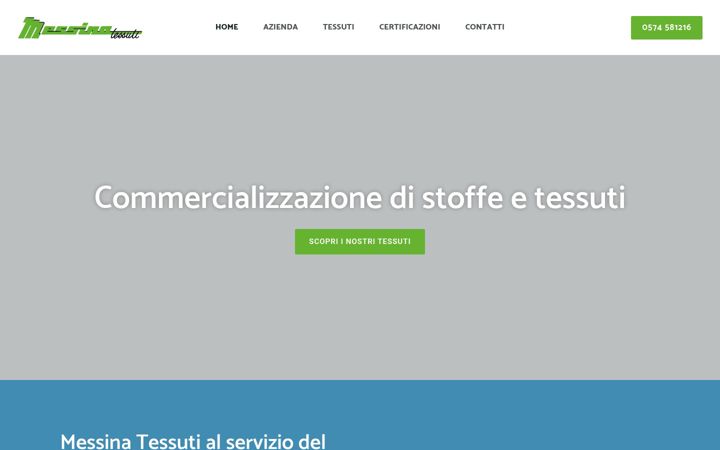 Screenshot of messinatessuti.com