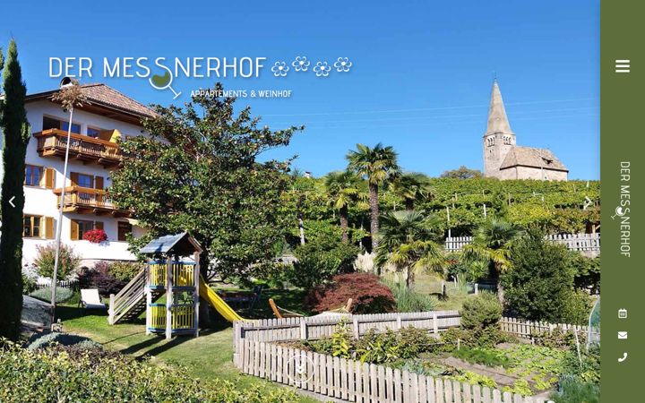 Screenshot of messnerhof.it