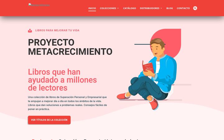 Screenshot of mestasediciones.com