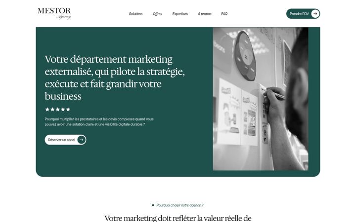 Screenshot of mestoragency.com