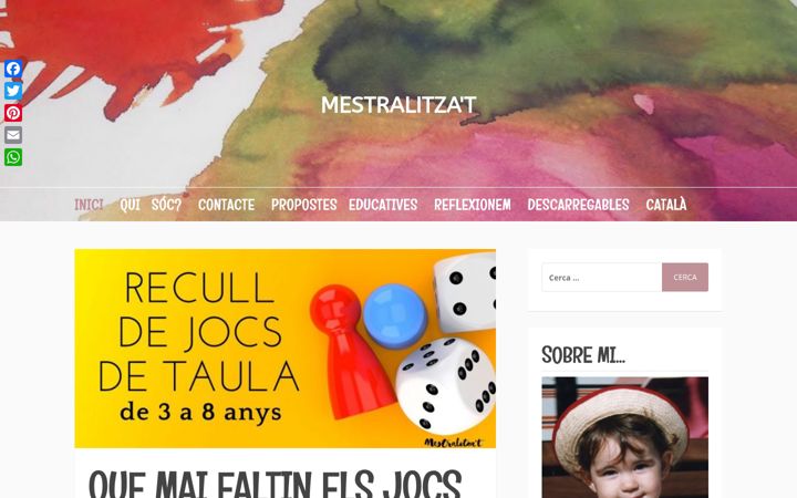 Screenshot of mestralitzat.com