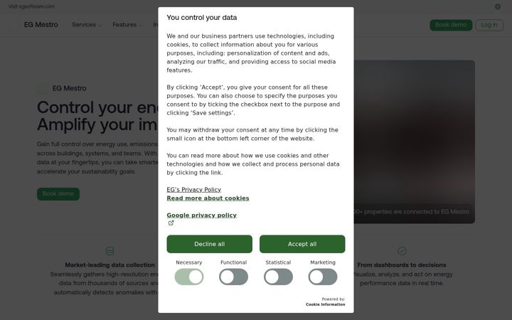 Screenshot of mestro.com
