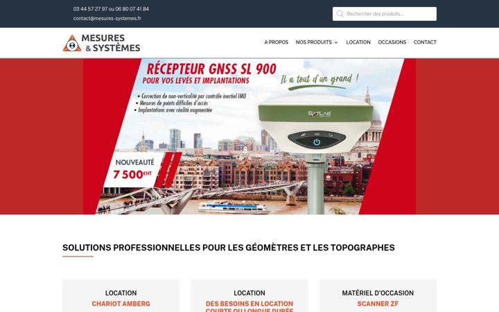 Screenshot stránky mesures-systemes.fr